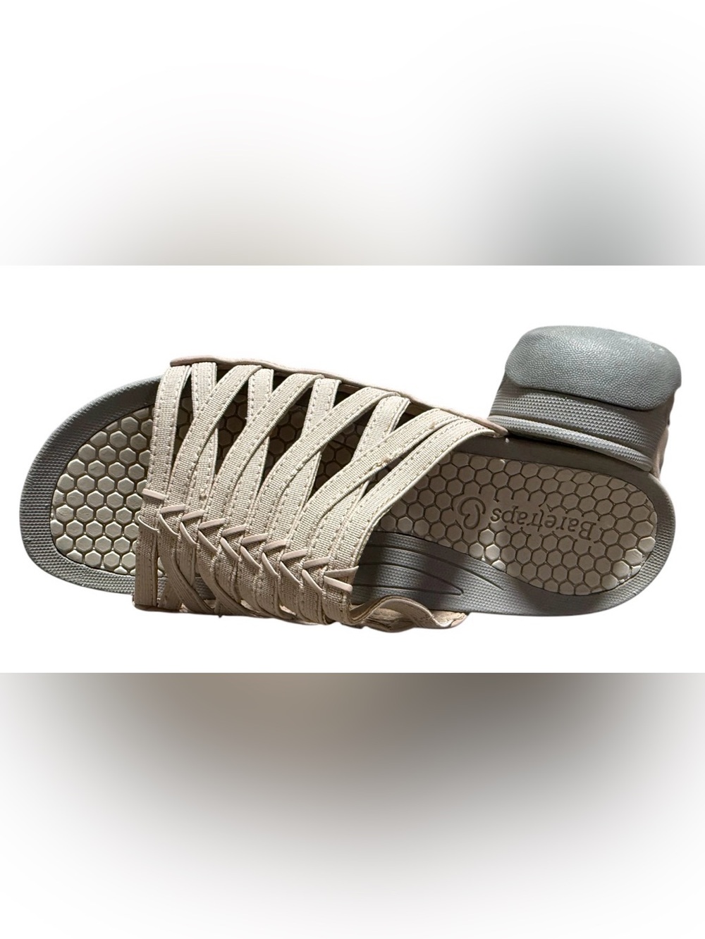 BARETRAPS BEIGE COMFORT SLIDE SANDALS WOMEN’S SIZE 7 NWOT CUSHIONED LIGHTWEIGHT - Picture 6 of 10